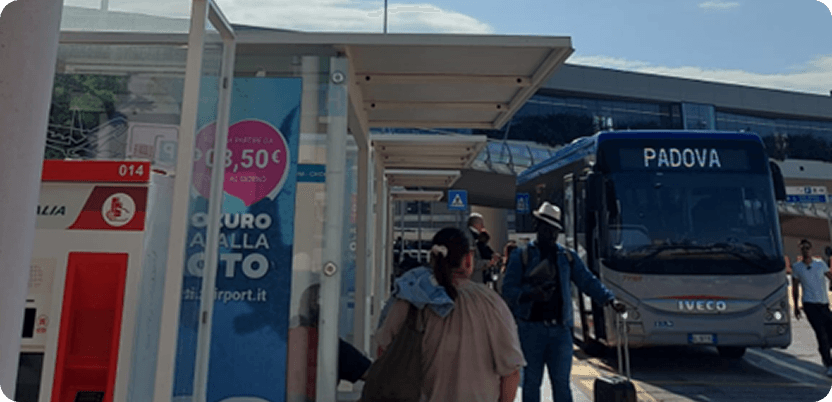 Bus with destination: Padova